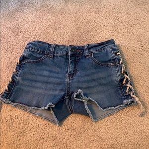 denim shorts